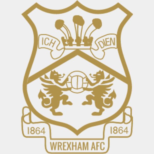 wrexham single colour gold crest dtf Thumbnail